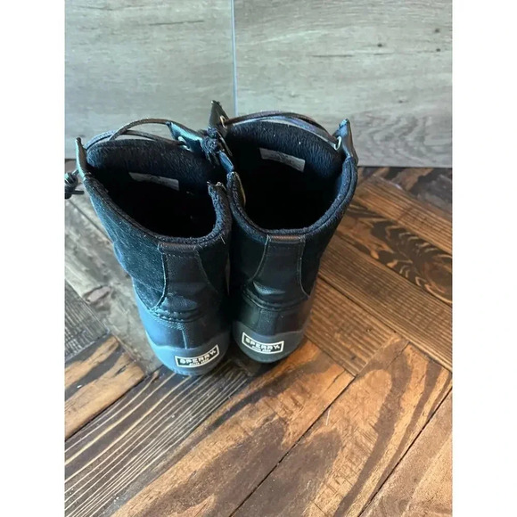 Sherry Duck Boots Women’s 6m Black Neutral Fall Winter Rain Waterproof Rubber - Picture 11 of 12